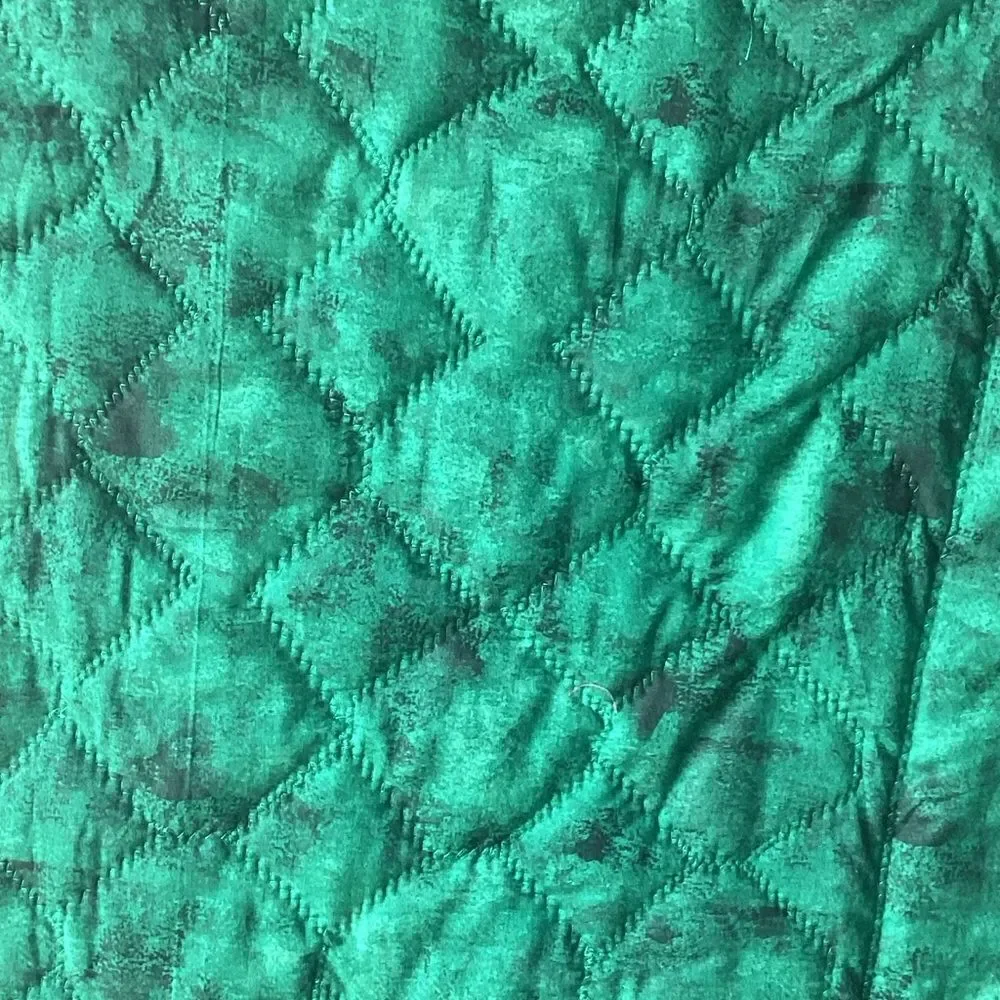NWT Hand Crafted Colors of Green Quilt
